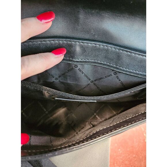 Michaels Kors Black Shoulder Bag Purse - Picture 7 of 10